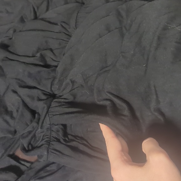 Anthropologie soft black jumpsuit - Picture 6 of 8